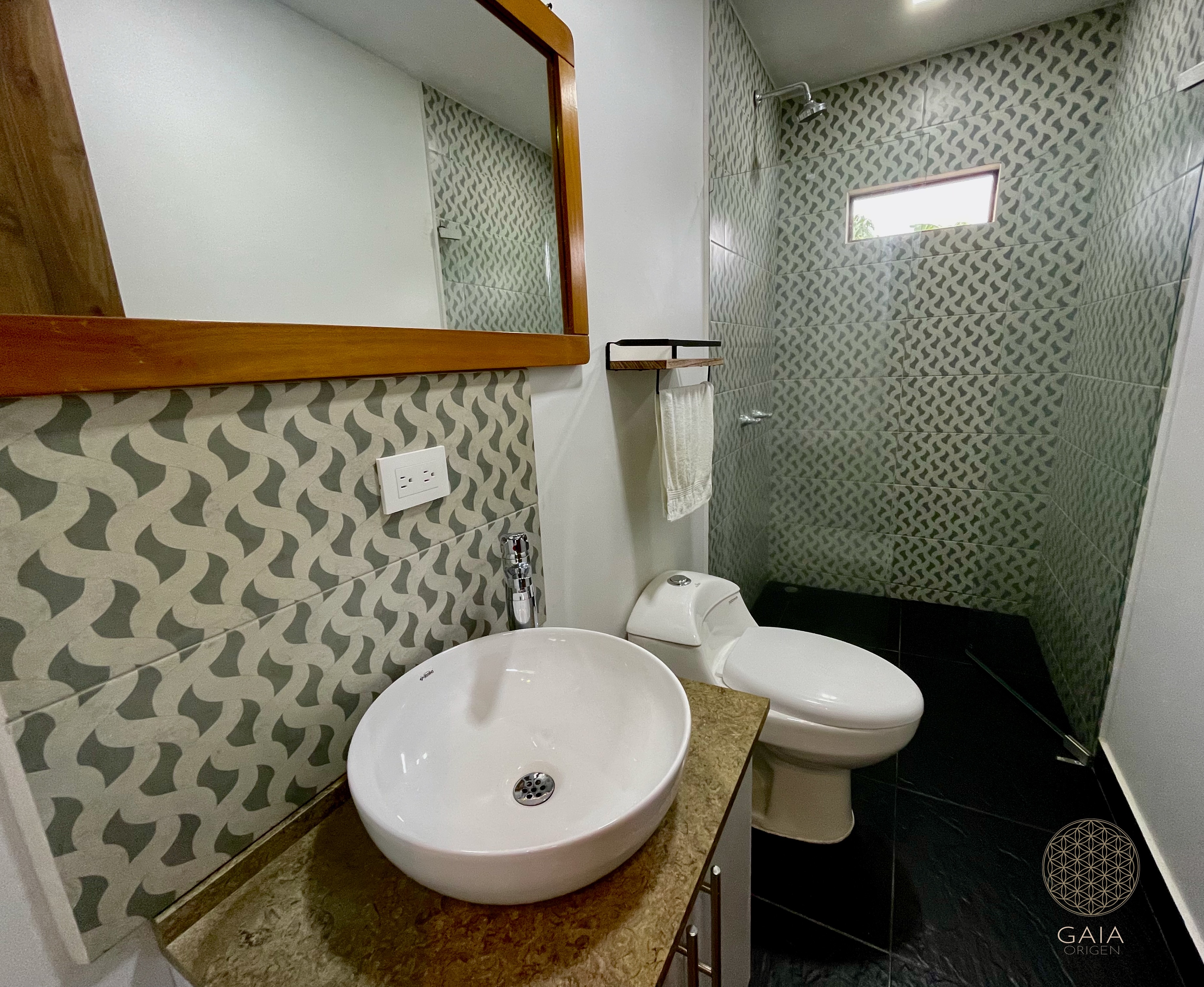 Baño amplio y moderno de Cabaña Naturaleza